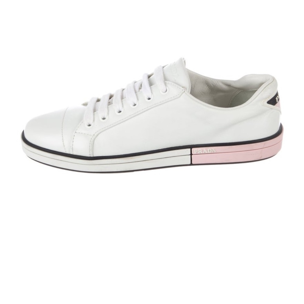 Prada leather sneakers